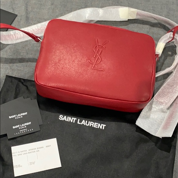 YSL LOU Satchel/Camera Bag in smooth leather - Picture 2 of 8